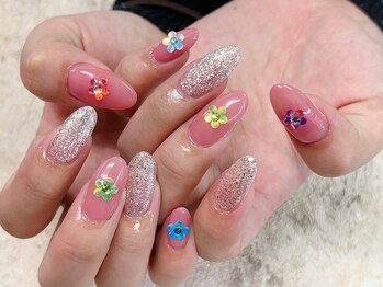 モレリア 心斎橋店(morelia)/フラワーネイル