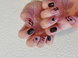 バレンタインデザインネイル