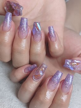 スカルプラメグラデーション