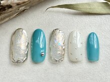 オル('olu)/持ち込みデザイン/ミラーネイル