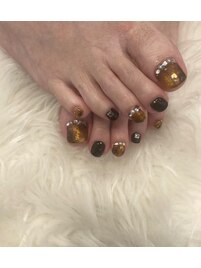 ☆秋冬フットネイル☆