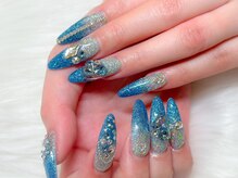 ルアナ(Luana.)/ギラギラオーロラブルーネイル