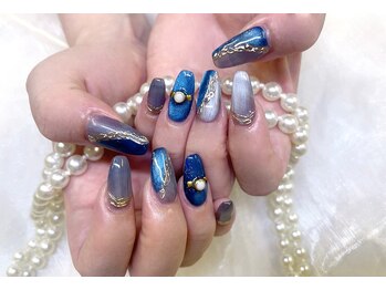 クイーンネイル 新宿(Queen nail)/長さ出し　デザイン放題
