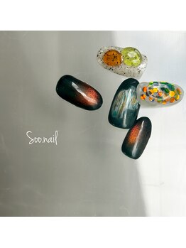 ソーネイル(Soo.nail)/1月定額ネイルシンプルデザイン