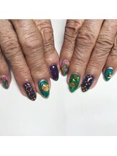 サニーサイドアップ ネイル(Sunny SideUp nail)/ステンドグラス 