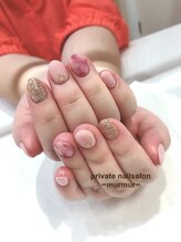 プライベート ネイルサロン マーマ(murmur)/ピンクネイル