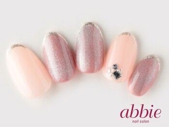 ネイルサロン アビー 宮益坂店(abbie)/ガラスフレンチ ¥11814