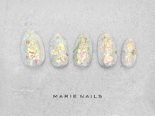 マリー ネイルズ いわきラトブ店(MARIE NAILS)/定額5,500円税込 クリア 0127a