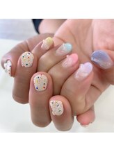 ネイルサロン クール(Nailsalon Coeur)/ちぐはぐ　ポップネイル　