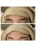 【大大大人気！Wax脱毛で眉毛の形を整える◇】アイブロウWAXstyling　￥3960-