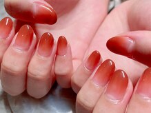 ステムネイル 下北沢(stem nail)/テラコッタブラウン　グラデ