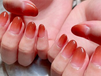 ステムネイル 下北沢(stem nail)/テラコッタブラウン グラデ