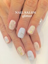 ネイルサロン グリッター(NAIL SALON glitter)/クリスマスツリーネイル