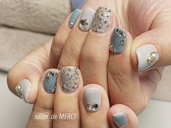 サロン ド メルシー(Salon de MERCI)/ラメ&レオパード☆