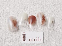 アイネイルズ 梅田店(I nails)/シンプルニュアンス
