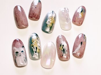 ハイ ネイルズ(Hi Nails!)/人気の猫ちゃんネイル