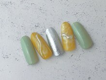 ネイルサロン&スクール ジーナ(GINA)/トレンドグリーンカラーネイル