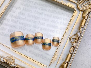 ネイルサロン&スクール ジーナ(GINA)/綺麗めフットネイル