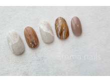 エマ ネイルズ(Emma Nails)/秋色ニュアンスネイル☆