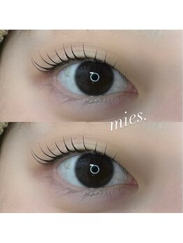ミィスネイルズ(mies nails.)/まつ毛パーマ