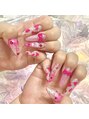 ネイルズガッシュ 大森駅前店(NAILs GUSH)&nbsp;ピンクのゴテゴテネイルが大好きです♪