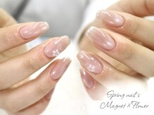 ビーエスネイル 金山店(bs-nail)/春っぽうるうるマグ×お花