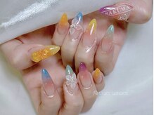 エンジェルガーデン 青山店(Angelgarden)/カラフル夏ネイル