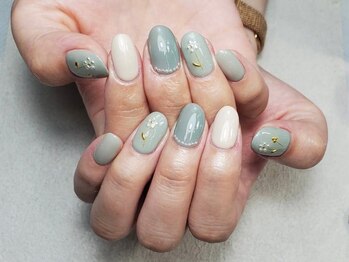 ネイル マックスケリー 神戸(MAXKELLY)/お花ネイル