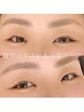 ドレス 薬院(DRESS.)/アイブロウWAX×まつげパーマ