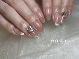 マグネット×チークネイル