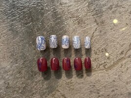 色えんぴつネイル