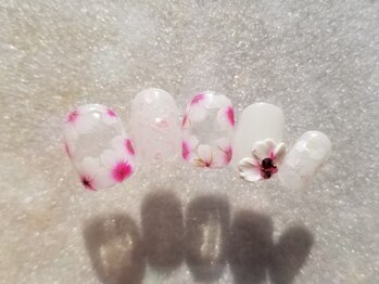 ネイルフロンティア 吉祥寺(NAIL FRONTIER)/囲み桜３D¥11980