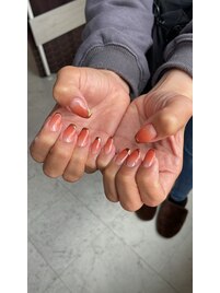 ミラーフレンチネイル