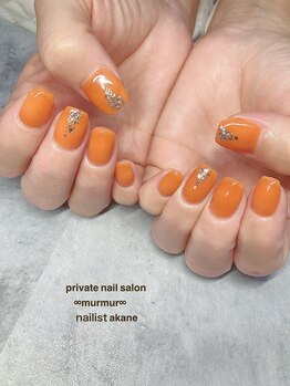 プライベート ネイルサロン マーマ(murmur)/ワンカラーデザイン
