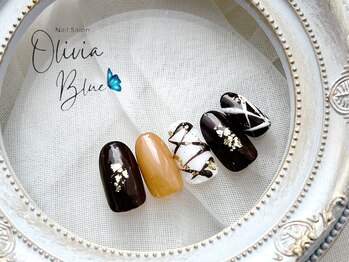 オリビアブルー(Olivia Blue)/バレンタインネイル