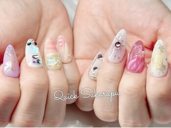 クイックスカルプ 新宿店(Quick Sukarupu)/人魚姫ネイル