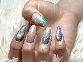 ネイルブレイク リリア(Nail Break lilia)の写真/洗練されたオリジナルデザインで、魅力的な美爪に叶えます♪《北千住駅徒歩30秒◆人気ネイルサロン》