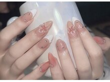 ハラ(Hara)/手作り花　ベースピンクフレンチ