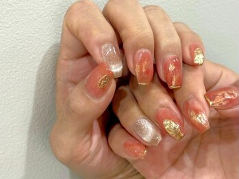 ニュアンスネイル/秋冬デザイン