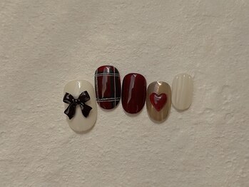 ファーブ(farbe.)/Valentine check *10000