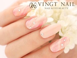 女性らしい◎マーブルデザイン