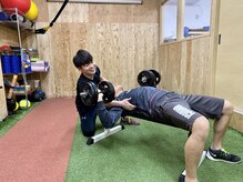 基礎トレーニングもプロトレーナーがきっちり指導で効率UP！