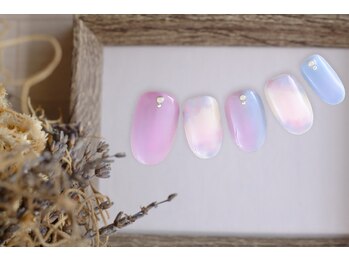 ファストネイル 上野店(FAST NAIL)/紫陽花　ニュアンス　【11269】