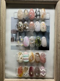 ハンドネイルアート2本付き