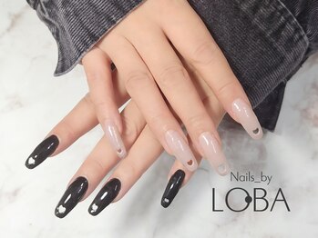 ローバ(LOBA)/ハートくりぬきチップで長さだし