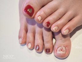 フットジェルネイル(アート)