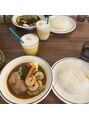 トータルビューティサロン ルボン(RUBON)&nbsp;カレー×マンゴーラッシーの組み合わせが好きです★