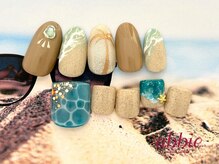 ネイルサロン アビー グランデュオ蒲田店(abbie)/波打ち際ネイル◇¥13200/¥11638