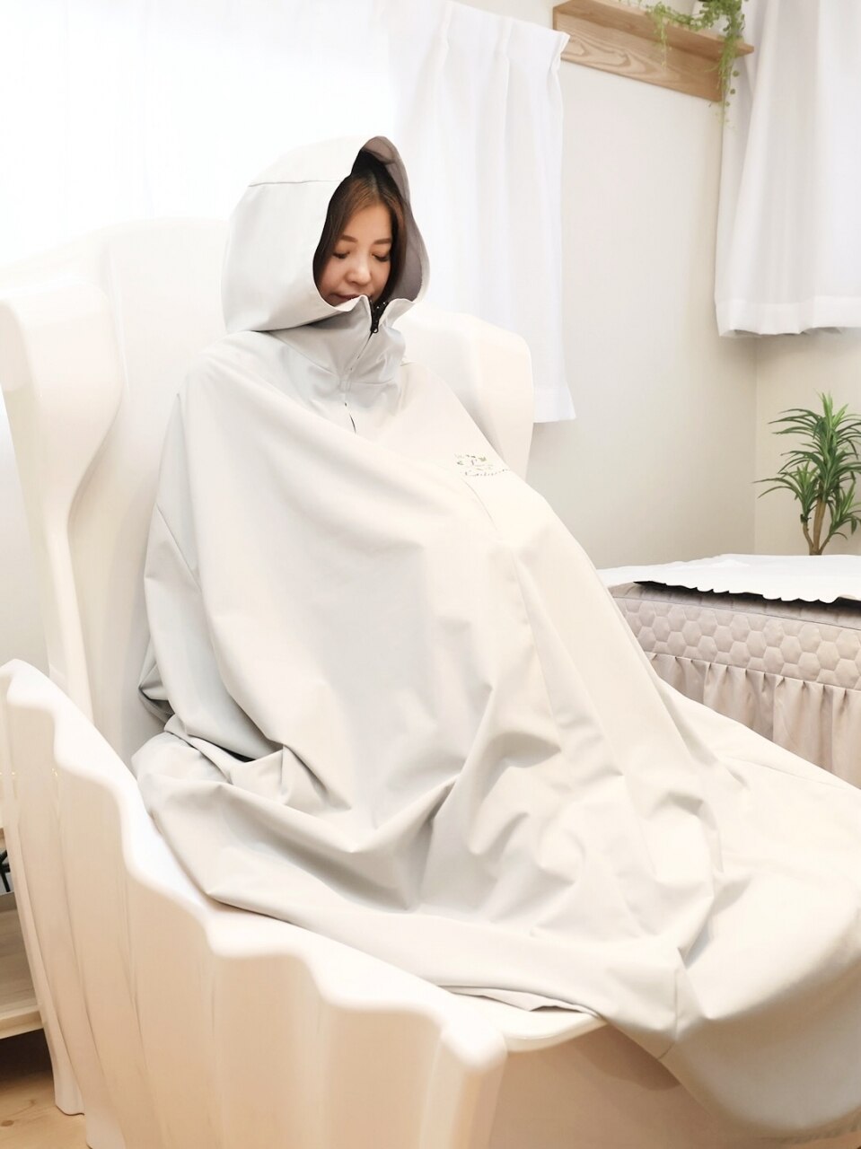 ハーブ温浴(YOSA)椅子＆シャイニー+チタニウムエッジ＆カーリスマット+