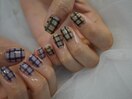 チェックネイル